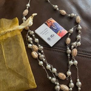 Silver Linings - ToH necklace designed by artisans from India